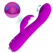 PRETTY LOVE - RACHEL WIEDERAUFLADBARER VIBRATOR MIT STIMULIERENDEN WELLEN LILA - ENGEFREUNDE.COM