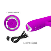 PRETTY LOVE - REGINA VIBRATOR - WIEDERAUFLADBAR STIMULIERENDE WELLEN LILA - ENGEFREUNDE.COM