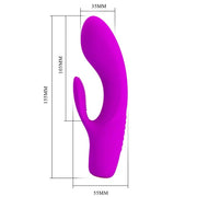 PRETTY LOVE - TIM PURPLE WIEDERAUFLADBARER VIBRATOR - ENGEFREUNDE.COM