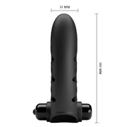PRETTY LOVE - VANCE BLACK RABBIT VIBRATOR FINGERABDECKUNG PRETTY LOVE MALE