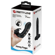 PRETTY LOVE - VANCE BLACK RABBIT VIBRATOR FINGERABDECKUNG PRETTY LOVE MALE