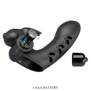 PRETTY LOVE - VANCE BLACK RABBIT VIBRATOR FINGERABDECKUNG PRETTY LOVE MALE