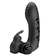 PRETTY LOVE - VANCE BLACK RABBIT VIBRATOR FINGERABDECKUNG PRETTY LOVE MALE