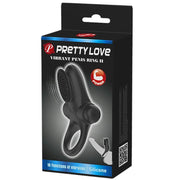 PRETTY LOVE - VIBRATORRING II FÜR DEN SCHWARZEN PENIS PRETTY LOVE MALE