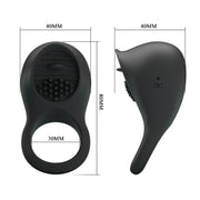 PRETTY LOVE - VIBRIERENDER PENISRING MIT SCHWARZER ZUNGE PRETTY LOVE MALE