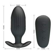 PRETTY LOVE - KELLY PLUG ANAL WIEDERAUFLADBARER VIBRATOR SCHWARZ PRETTY LOVE BOTTOM