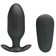 PRETTY LOVE - KELLY PLUG ANAL WIEDERAUFLADBARER VIBRATOR SCHWARZ PRETTY LOVE BOTTOM