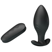 PRETTY LOVE - REGINA ANAL PLUG WIEDERAUFLADBARER VIBRATOR SCHWARZ PRETTY LOVE BOTTOM