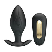 PRETTY LOVE - REGINA ANAL PLUG WIEDERAUFLADBARER VIBRATOR SCHWARZ PRETTY LOVE BOTTOM