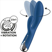 SATISFYER - SPINNING RABBIT 1 KLITORIS UND G-SPOT STIMULATION BLAU SATISFYER VIBRATOR