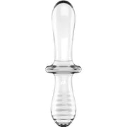 SATISFYER - DOPPEL KRISTALL DILDO BLAU SATISFYER CRYSTAL