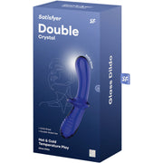 SATISFYER - DOPPEL KRISTALL DILDO BLAU SATISFYER CRYSTAL