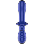 SATISFYER - DOPPEL KRISTALL DILDO BLAU SATISFYER CRYSTAL