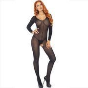 LEG AVENUE - BODYSTOCKING LANGARM SCHWARZ - ENGEFREUNDE.COM