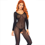 LEG AVENUE - BODYSTOCKING LANGARM SCHWARZ - ENGEFREUNDE.COM