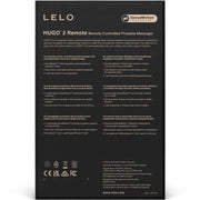 LELO - HUGO 2 PROSTATAMASSAGER MIT FERNBEDIENUNG SCHWARZ LELO
