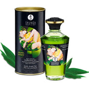 SHUNGA - BIO-GRÜNER TEE-WÄRMEEFFEKT-MASSAGEÖL 100 ML SHUNGA OILS