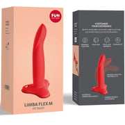 FUN FACTORY - LIMBA FLEXIBLER DILDO ROT GRÖSSE M FUN FACTORY