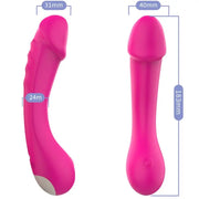 ARMONY - DILDO VIBRATOR G-SPOT SILIKON FUCHSIA - ENGEFREUNDE.COM