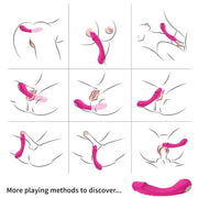 ARMONY - DILDO VIBRATOR G-SPOT SILIKON LILA - ENGEFREUNDE.COM