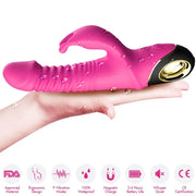 ARMONY - ZING DILDO VIBRATOR KANINCHEN FUCHSIA - ENGEFREUNDE.COM
