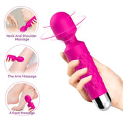 ARMONY - POSTMAN MASSAGER & VIBRATOR SUPER FLEXIBLER KOPF FUCHSIA - ENGEFREUNDE.COM