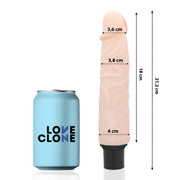 LOVECLONE - FINN SELBSTSCHMIERENDER VIBRATOR 21.2 CM -O- 3.8 CM - ENGEFREUNDE.COM