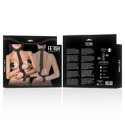 FETISH SUBMISSIVE BONDAGE - KRAGEN UND HANDGELENKMANSCHETTEN-KÖRPERFESTLEGE-SET - ENGEFREUNDE.COM