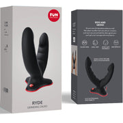 FUN FACTORY - RYDE DOPPELDILDO & MASSAGER SCHWARZ FUN FACTORY