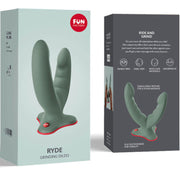 FUN FACTORY - RYDE DOPPELDILDO & MASSAGER SCHWARZ FUN FACTORY