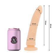 DELTA CLUB - TOYS NATÜRLICHER DILDO MEDIZINISCHES SILIKON 20 CM -O- 4 CM DELTACLUB