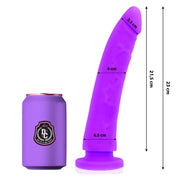 DELTA CLUB - TOYS LILA DILDO MEDIZINISCHES SILIKON 23 CM -O- 4.5 CM DELTACLUB