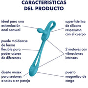 SATISFYER - PLUG & PLAY 1 FLEXIBLER MULTIVIBRATOR SATISFYER RING