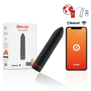 ONINDER - BERLIN BULLET VIBRATOR SCHWARZ 9 MODI 8,5 X 2 CM - KOSTENLOSE APP - ENGEFREUNDE.COM