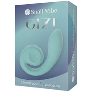 SNAIL VIBE - GIZI DUAL STIMULATOR TÜRKIS SNAIL VIBE