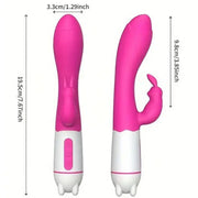 ARMONY  HAPPY VIBRATOR & STIMULATOR RABBIT FUCHSIA - ENGEFREUNDE.COM