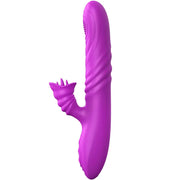 ARMONY - ANGELIA MULTIFUNKTIONSVIBRATOR MIT STIMULIERENDEM ZUNGENVIOLETTEN WRMEEFFEKT ARMONY VIBRATORS