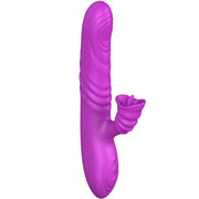 ARMONY - ANGELIA MULTIFUNKTIONSVIBRATOR MIT STIMULIERENDEM ZUNGENVIOLETTEN WRMEEFFEKT ARMONY VIBRATORS