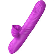 ARMONY - ANGELIA MULTIFUNKTIONSVIBRATOR MIT STIMULIERENDEM ZUNGENVIOLETTEN WRMEEFFEKT ARMONY VIBRATORS