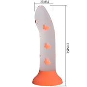 PRETTY LOVE - MAGISCHER NACHT-DILDO OHNE VIBRATION LEUCHTENDES ORANGE PRETTY LOVE FLIRTATION