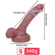 ARMONY - REALISTISCHER FLÜSSIGSILIKONDILDO 13 CM - ENGEFREUNDE.COM