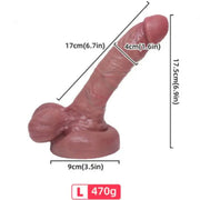 ARMONY - REALISTISCHER FLÜSSIGSILIKONDILDO 17 CM - ENGEFREUNDE.COM