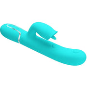 PRETTY LOVE - KANINCHENVIBRATOR MIT LECKENDEM AQUAGRÜN PRETTY LOVE FLIRTATION