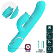 PRETTY LOVE - KANINCHENVIBRATOR MIT LECKENDEM AQUAGRÜN PRETTY LOVE FLIRTATION
