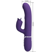PRETTY LOVE - KANINCHENVIBRATOR MIT LILA LECKEN PRETTY LOVE FLIRTATION