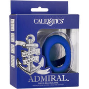 CALEXOTICS - ADMIRAL COCK BALL DUAL RING BLAU CALEXOTICS
