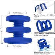 CALEXOTICS - ADMIRAL DREIFACH-COCK-CAGE BLAU CALEXOTICS