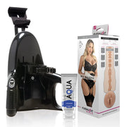 FLESHLIGHT - MIA MALKOVA VAGINA LVL UP + UNIVERSAL LAUNCH + SCHMIERMITTEL IN AQUA-QUALITÄT 50 ML FLESHLIGHT GIRLS