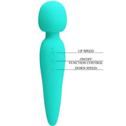PRETTY LOVE - MEREDITH MASSAGER 12 VIBRATIONSMODI AQUA GRÜN PRETTY LOVE SMART