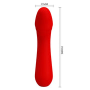 PRETTY LOVE - CETUS WIEDERAUFLADBARER VIBRATOR ROT - ENGEFREUNDE.COM